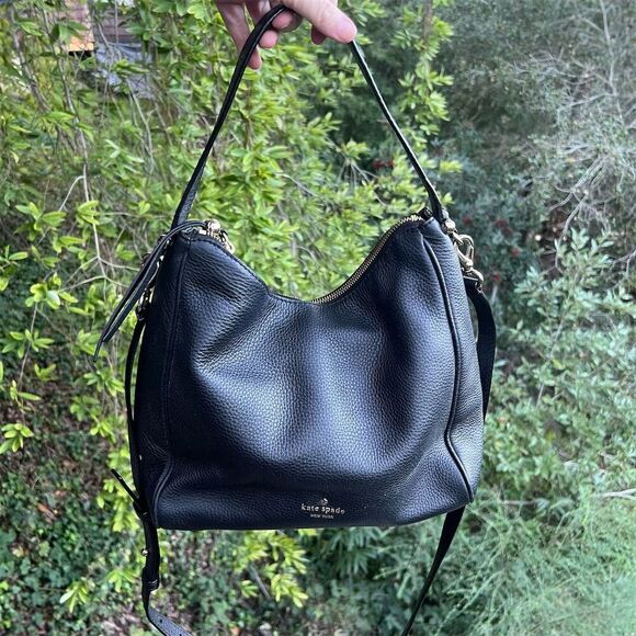 KATE SPADE Charles Street Small Haven Leather Hobo Shoulder Bag AUTHENTIC - Picture 2 of 10